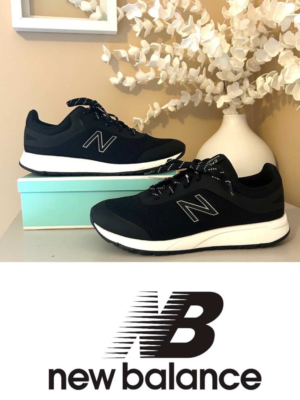 Like New New Balance Kid’s 455v2 Black/White Sneaker Boy’s Size 7